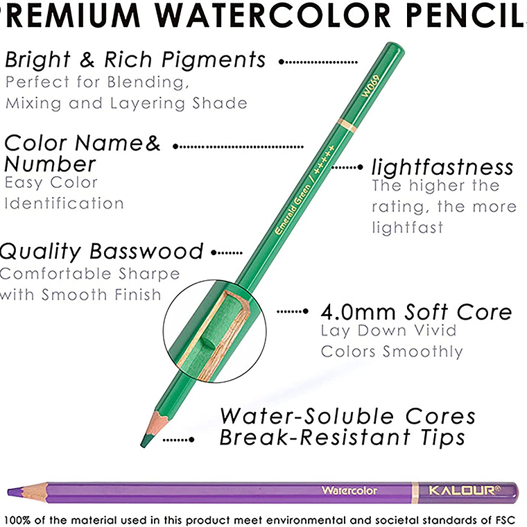 Set 120 Lapices Colore Arte Profesional Dibujo Caja Metálica 4