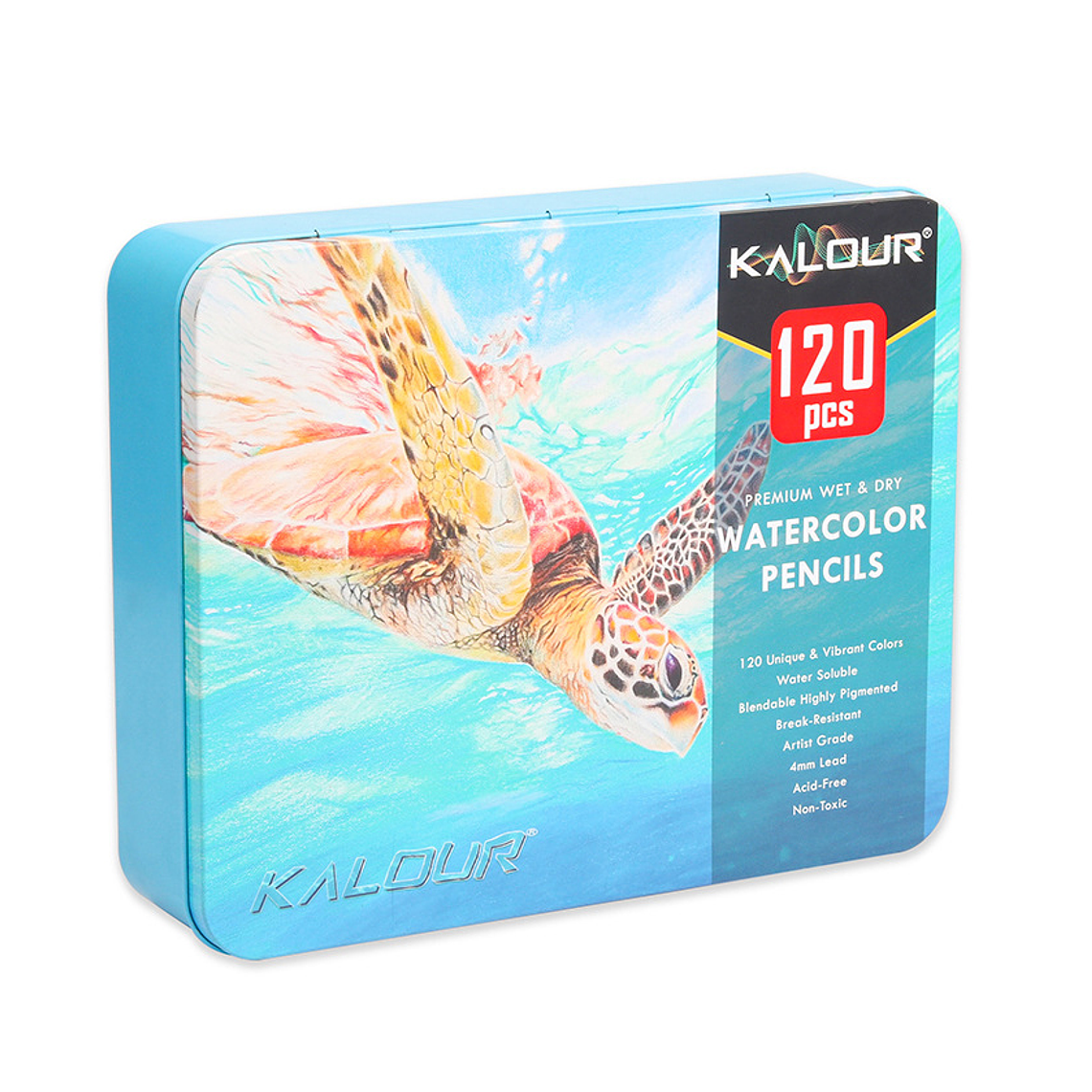 Set 120 Lapices Colore Arte Profesional Dibujo Caja Metálica 3