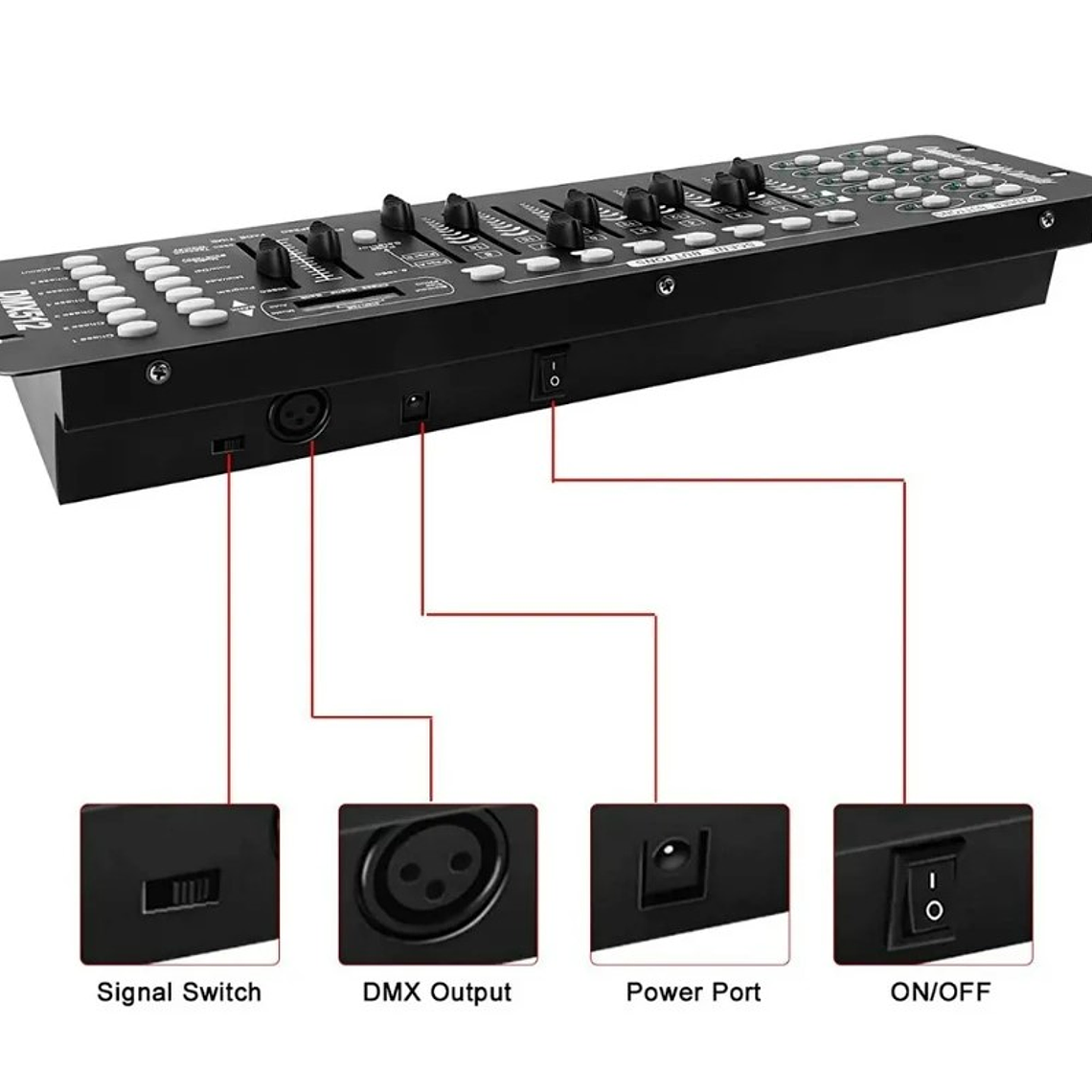 Controlador Dmx 512 Consola Mesa Iluminación 192 Canles 3