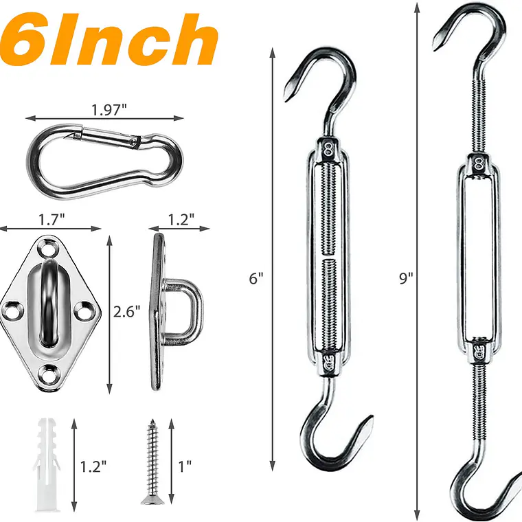 Kit De Instalación Para Fijación De Toldo Vela 2