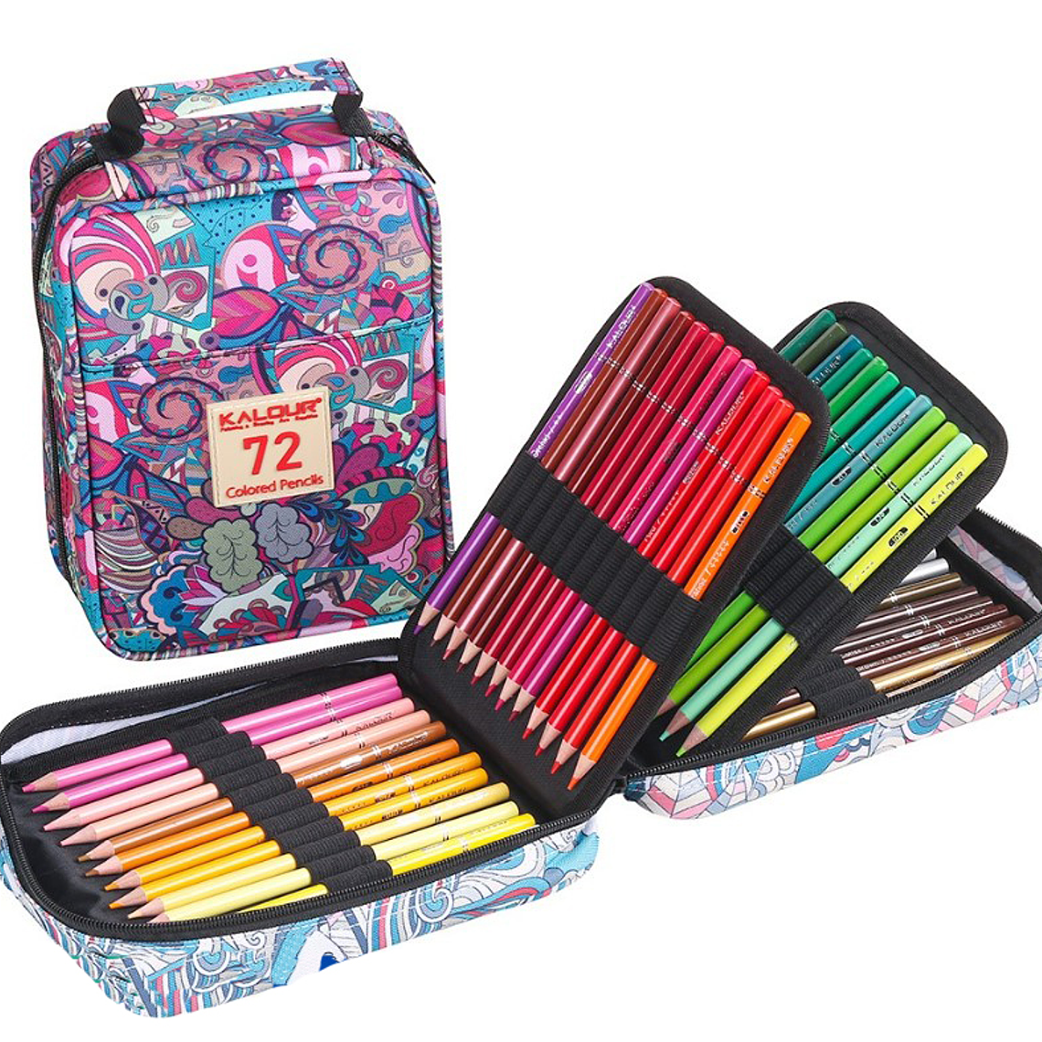 Juego De 72 Lapices De Colores Acuarela 4 Capas Estuche 1