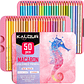 Set 50 Lapices Colores Macaron Arte Dibujo Caja Metálica - Miniatura 1