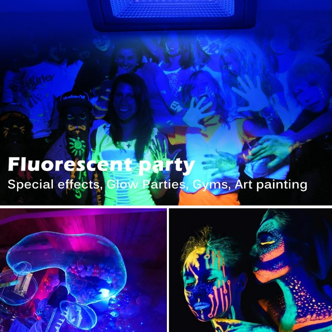 Foco Led Uv 50w Potente Exterior Ultra Violeta 3