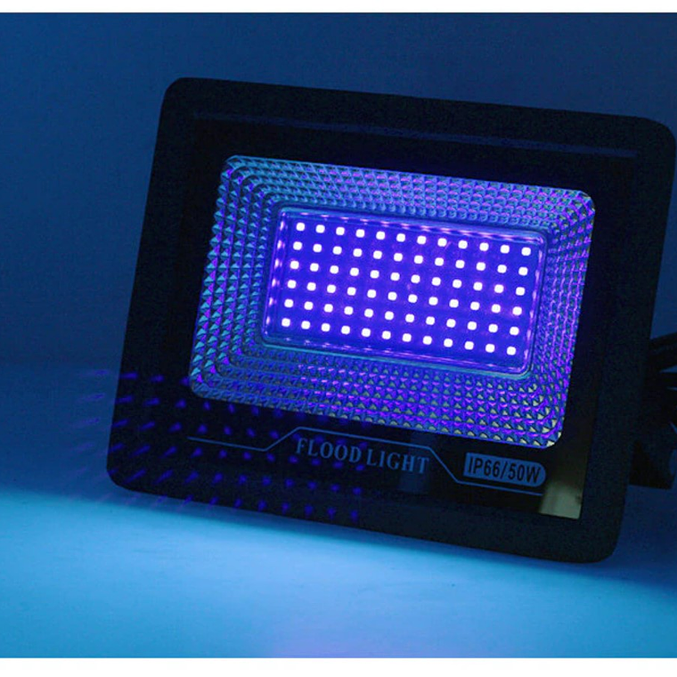 Foco Led Uv 50w Potente Exterior Ultra Violeta 2