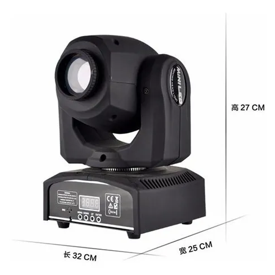 Mini Cabeza Movil Robotica Led 30w 2