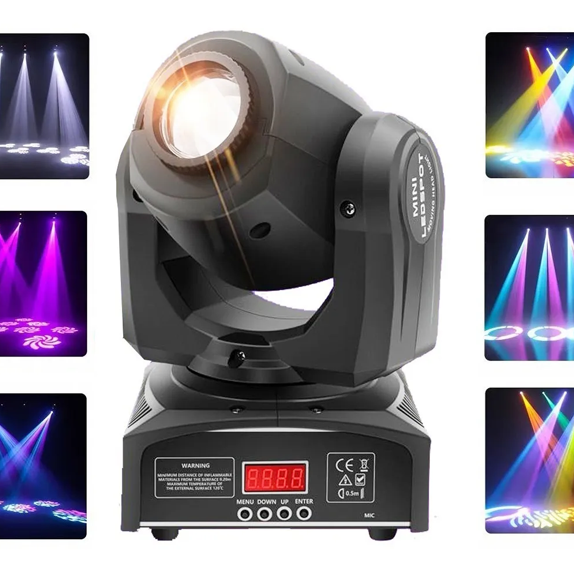 Mini Cabeza Movil Robotica Led 30w 1