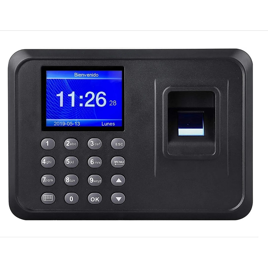 Reloj Biometrico Reconocimiento Dactilar Control Personal