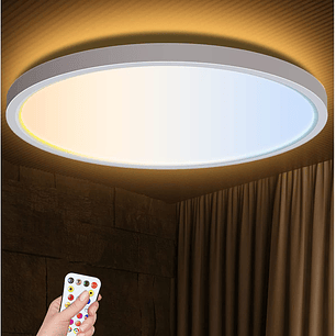 Lámpara Plafon Led Rgbwc 24w Sobrepuesto