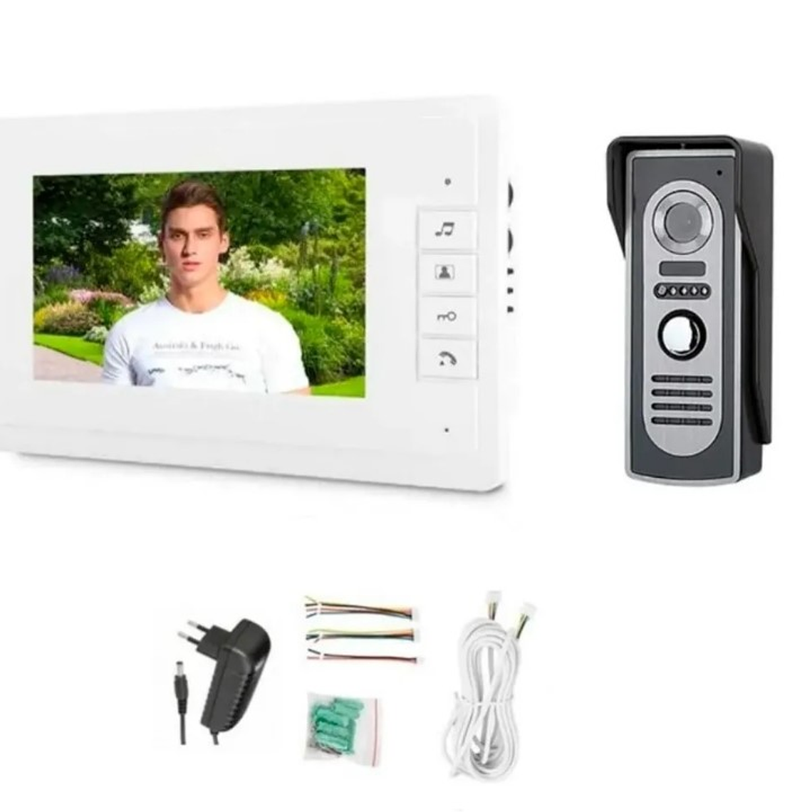 Video Portero Timbre Con Cámara Citófono Pantalla 7 Pulgadas 1