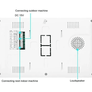Video Portero Timbre Con Cámara Citófono Pantalla 7 Pulgadas