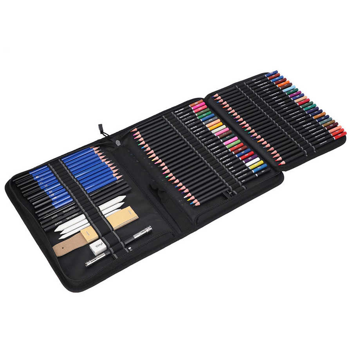 SET 72 Estuche Lápices De Colores Dibujo Profesional 7