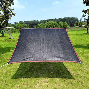 Carpa Malla Sombra Negra 4x5 metro