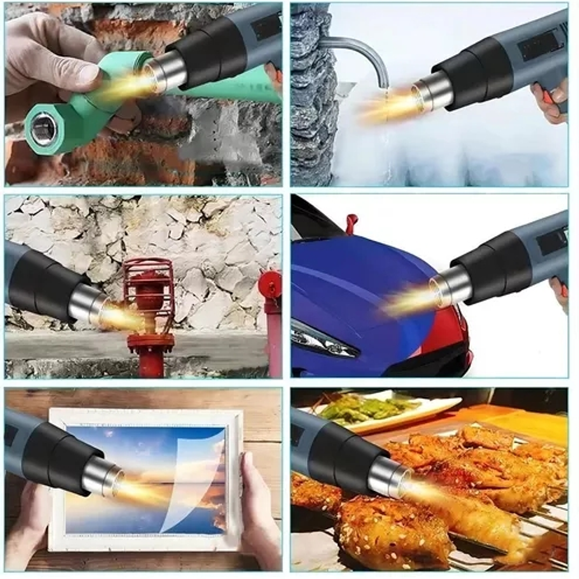 Pistola De Calor Digital Pantalla 4