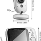 Video Monitor Bebé Infantil 3.2 Pulgadas Visión Nocturna - Miniatura 4