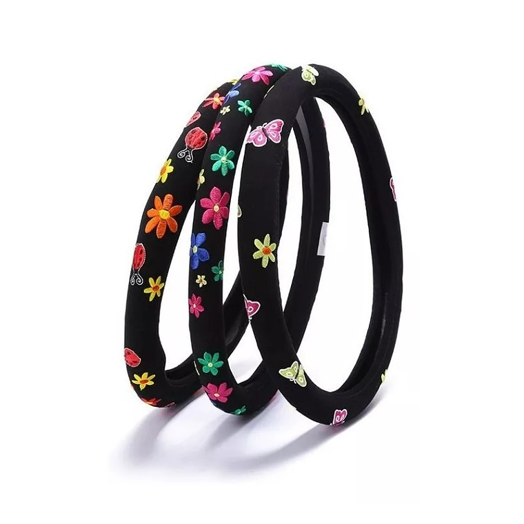 Cubierta Funda Cubre Volante Diseños Para Mujer 3d 1