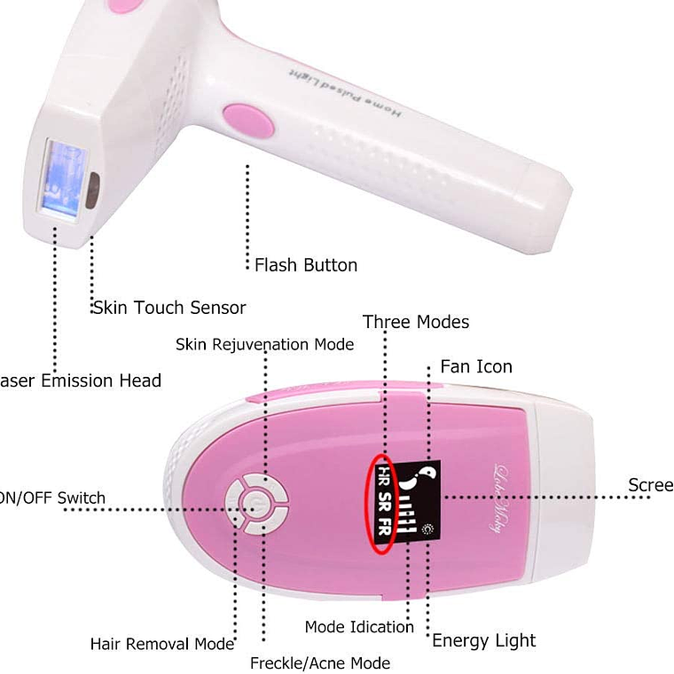 Depiladora Láser Ipl Anti Acne Anti Age 3 En 1 5