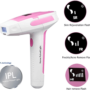 Depiladora Láser Ipl Anti Acne Anti Age 3 En 1