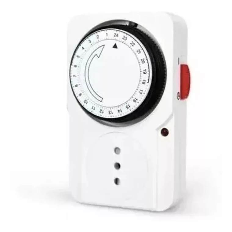 Temporizador Timer Analogico 24 Horas Adaptador 1
