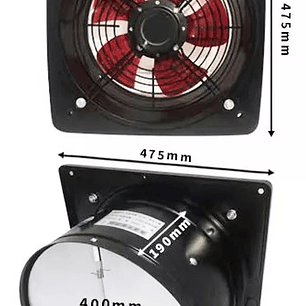 Extractor De Aire Industrial 16 Pulgadas 750w