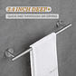 Toallero Baño Barra 40cm Acero Inoxidable - Miniatura 3