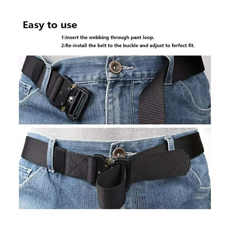 Cinturon Tactico Militar Airsoft Tactico Outdoor Hebilla 4