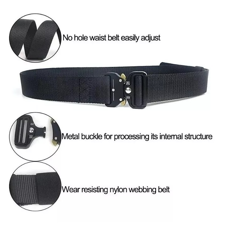 Cinturon Tactico Militar Airsoft Tactico Outdoor Hebilla 5