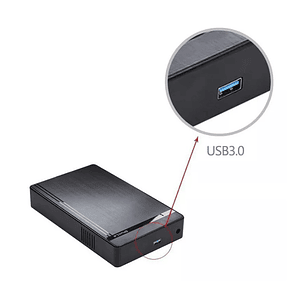 Cofre Disco Duro 3.5 Usb 3.0 Horizontal Sata