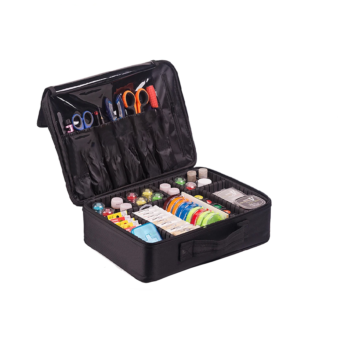 Organizador Estuche Multiuso Accesorios Compartimientos 2