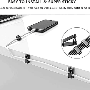 Kit Organizador De Gestión De Cables De 173 Piezas