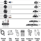 Kit Organizador De Gestión De Cables De 173 Piezas - Miniatura 3