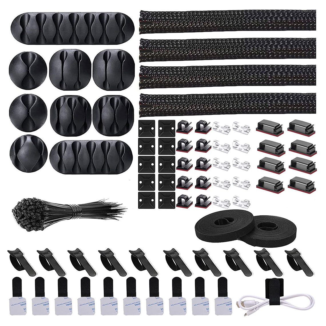Kit Organizador De Gestión De Cables De 173 Piezas 1