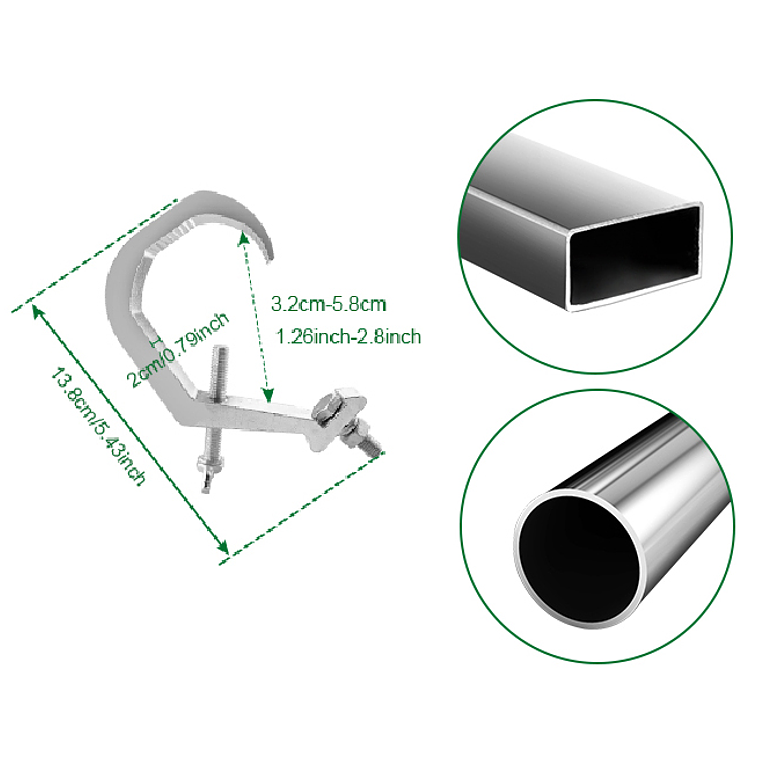 Clamp De Aluminio Para Colgar Iluminación 3