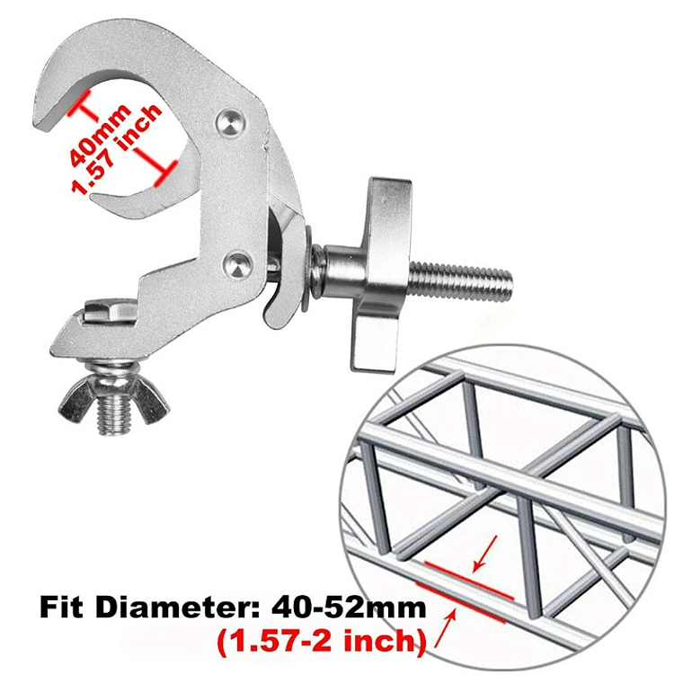 Clamp Abrazadera Para Luces De Escenario 3