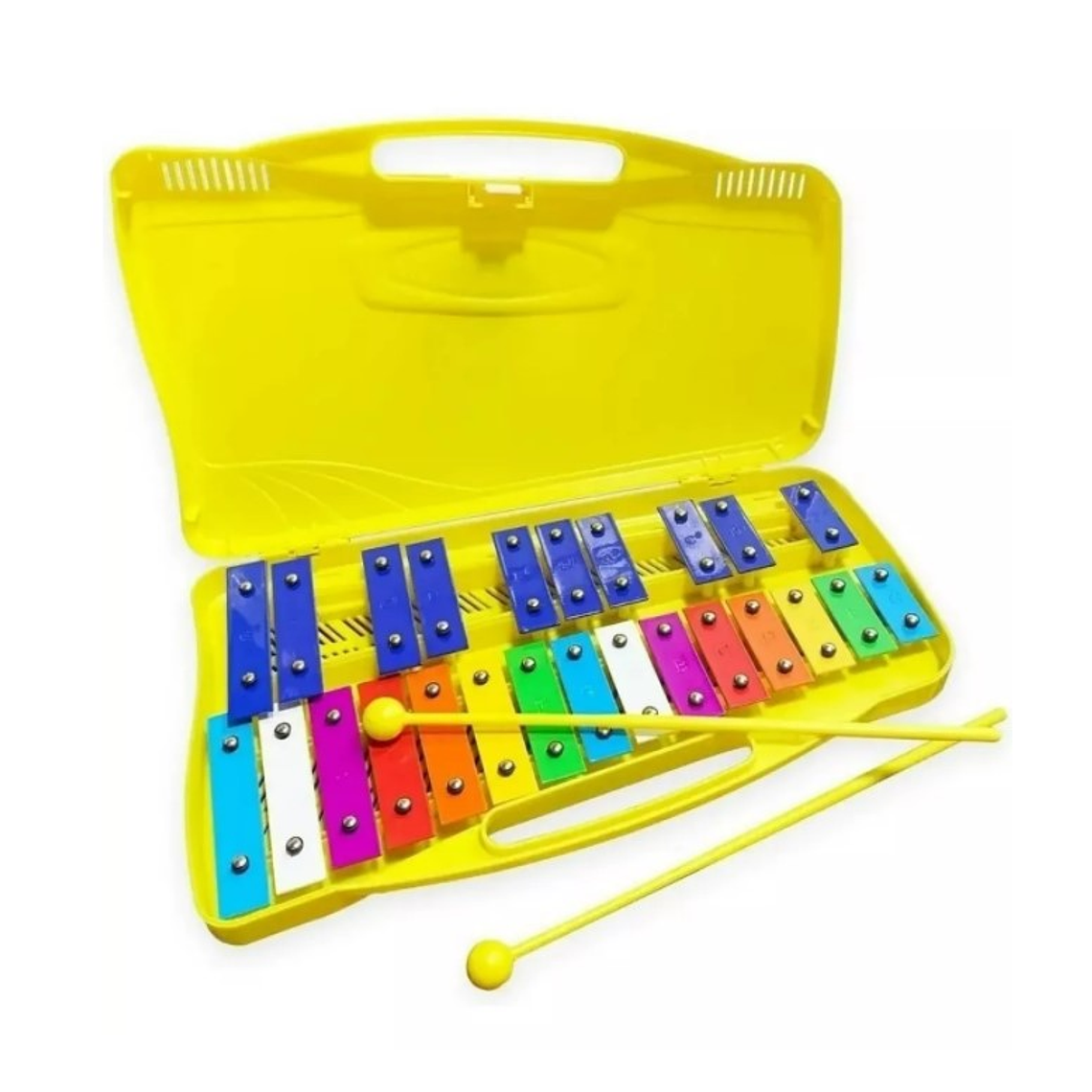 Metalófono Cromático Xilófono 25 Notas Con Maleta 1