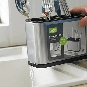 Escurridor De Cubierto Utensilios Cocina Acero Inoxidable