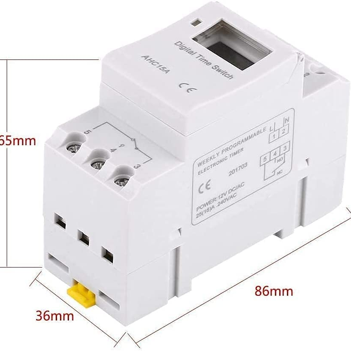 Temporizador Digital Programable 220v 16a 2