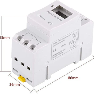 Temporizador Digital Programable 220v 16a