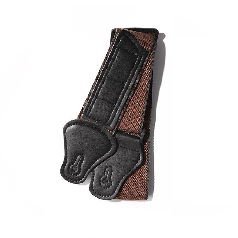 Correa Para Guitarra Y Bajo Puntas Cuero + 3 Uñetas 1