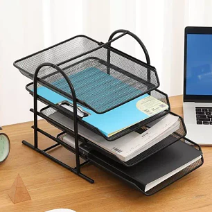 Organizador Papel Escritorio Archivador Bandeja 3 Niveles