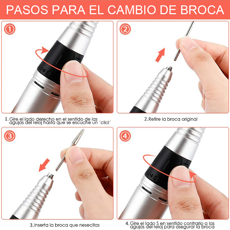 Torno Inalambrico 30000 Rpm Manicura Torno Uñas 3