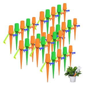 Pack 30 Estacas Riego Por Goteo Automatico Plantas Jardin