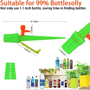 Pack 30 Estacas Riego Por Goteo Automatico Plantas Jardin