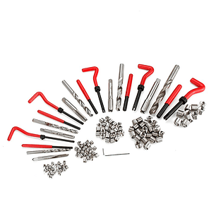 Kit 131 Insertos Helicoil Reparacion Hilos Dañados