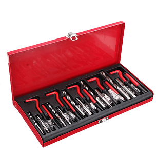 Kit 131 Insertos Helicoil Reparacion Hilos Dañados