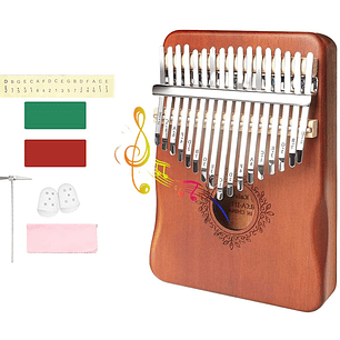 Kalimba Instrumento Musical De 17 Tono De Madera