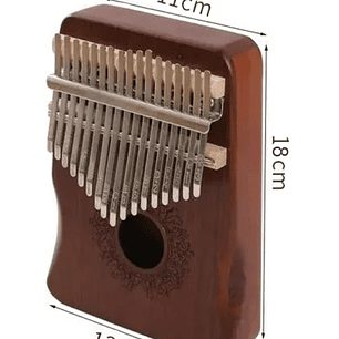 Kalimba Instrumento Musical De 17 Tono De Madera