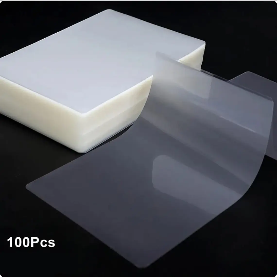 100 Micas Láminas Termolaminado Plastificar A4 1
