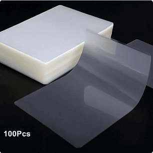 100 Micas Láminas Termolaminado Plastificar A4