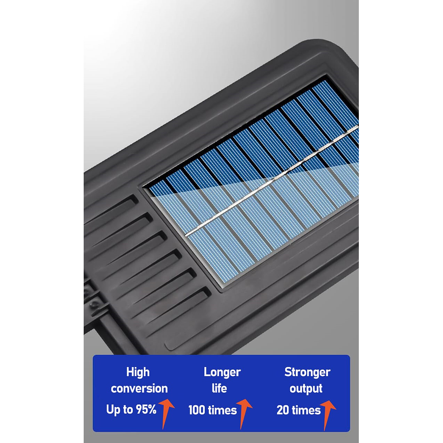 Foco Led Solar 120 Led Luminaria Panel Sensor Control Remoto