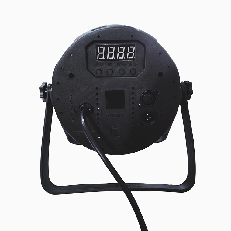 Foco Slim Par Led 60x1,5w 3 En 1 Dmx Disco Fiesta Luces 3